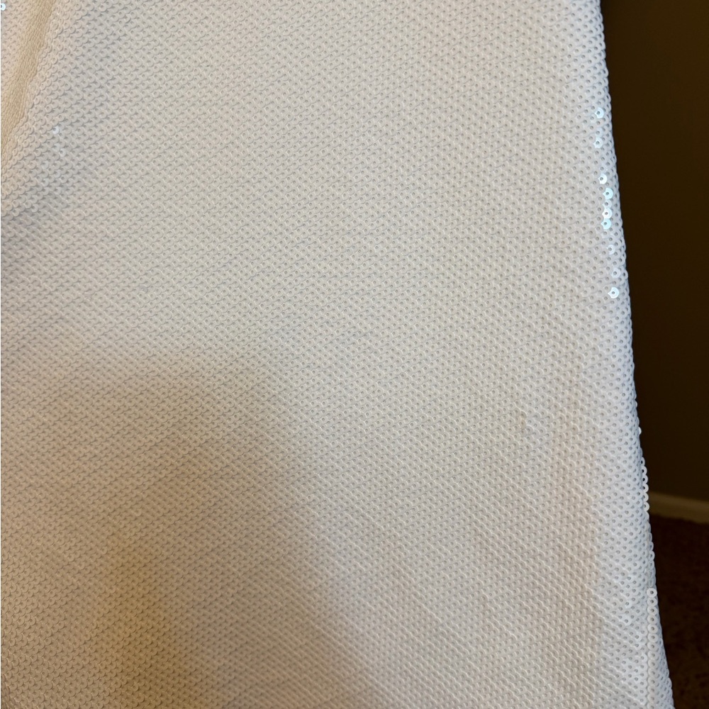 Meshki sequin white dress, size Medium - Picture 9 of 10